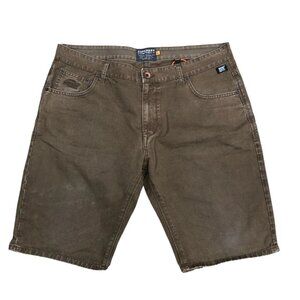 SUPERDRY Chino Shorts 2XL Men's Brown Pockets Bottoms